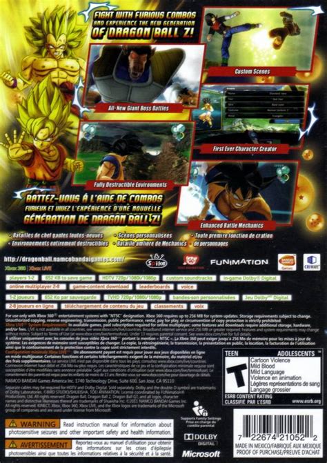 Dragon Ball Z Ultimate Tenkaichi Box Shot For Playstation 3 Gamefaqs