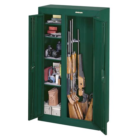 When you're looking for a gun cabinet, you want something that is built to last, and has the right storage for your needs. Stack-On GCDG-924 Gun Cabinet Double Door Security Cabinet ...