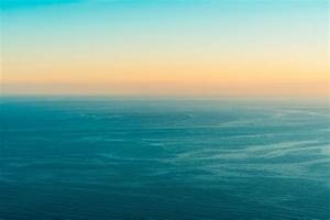 Sunset, Ocean, Wallpaper, Background, Blue, Calm, Gradients