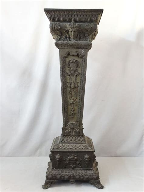 This list of tallest statues includes completed statues that are at least 30 m (98 ft) tall, which was the assumed height of the colossus of rhodes. Antique 19thC American VICTORIAN Zinc LADY LION BUST Plant ...