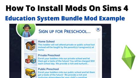 How To Install The Education System Bundle Mod For Sims 4 Kawaii