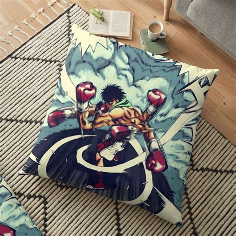 Hajime No Ippo God Of Wind Floor Pillow By Terpres Floor Pillows