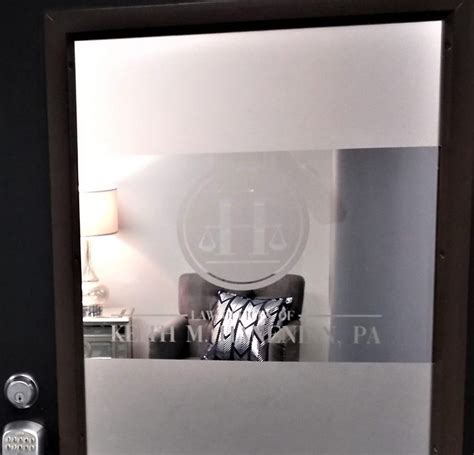 Interior doors provided by them are quality, well made doors and last many years without maintenance. Tampa, FL- Etched Vinyl Interior Lobby Entrance Door Solutions