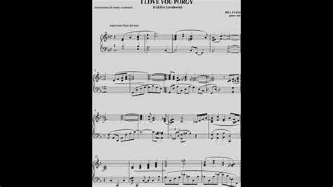 Bill Evans I Love You Porgy Piano Transcription By Matia Costantini Youtube