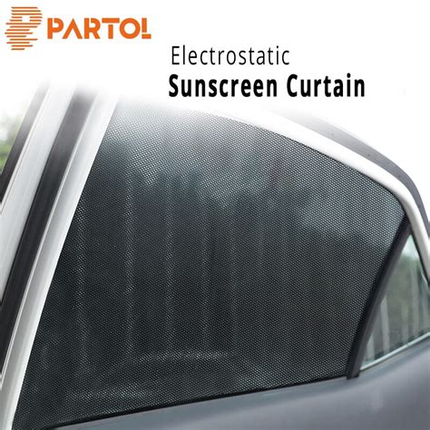 In winter, the windows are the weak point to keep out the cold. Partol Universal DIY Car Window Sunshade Film Sun Protection Window Cover PVC Sun Shade Side ...