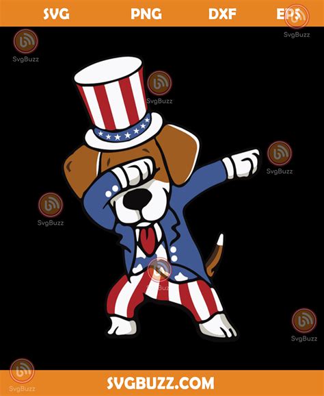 Beagle Dog Svg Independence Day Svg 4th Of July Svg Beagle Svg Dog