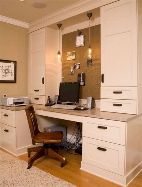 23 Amazing Home Office Built In Cabinets Ideas For Your