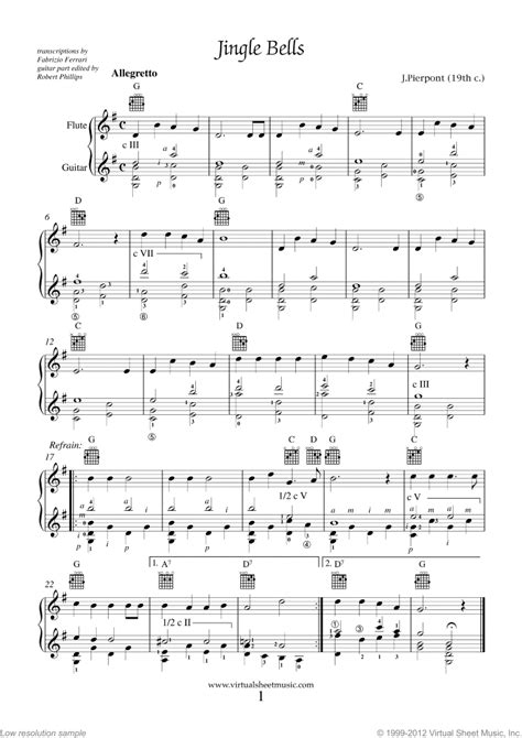 Easy Flute And Guitar Duets Sheet Music Songs And Carols Pdf