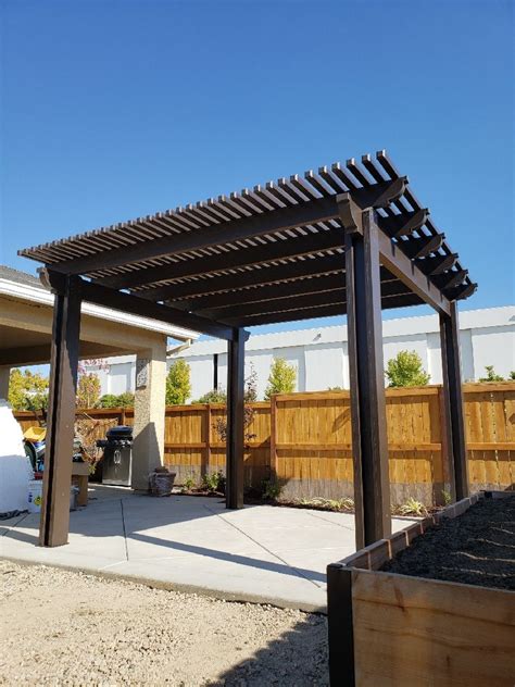 Freestanding Pergola Pergola Lattice Patio Covered Patio