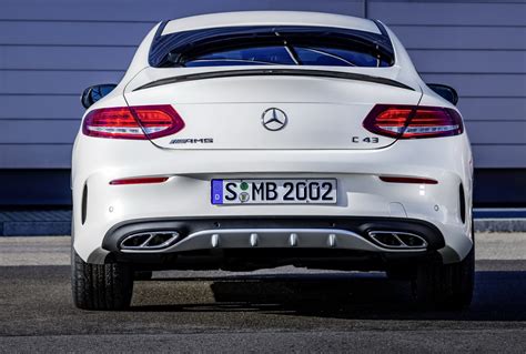 New Mercedes Amg C43 4matic Coupe Packs A 362hp V6 Turbo Carscoops