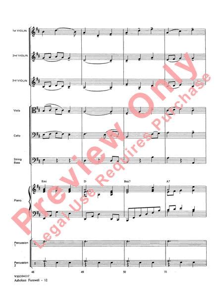Ashokan Farewell From The Civil War By Jay Ungar Score And Parts