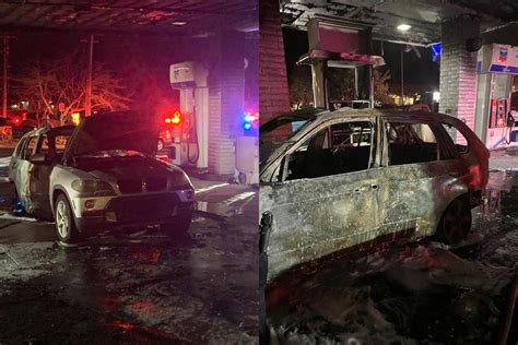 Vehicle Fire Damages Pleasant Hill Gas Station Thursday Night Contra Costa Herald