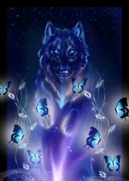 Enchanted Wolf Mystical Galaxy Wolf Wallpaper Tiger Neon Lion 3d