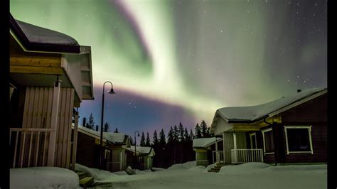 Video De Auroras Boreales Time Lapse Laponia Finlandia Laponiafi