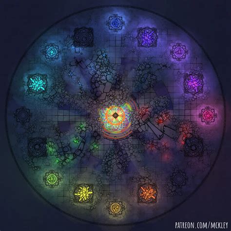 Chroma Courtyard 40x40 Battlemaps Dnd World Map Fantasy City Map