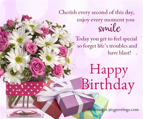 May this day put into your life the amount of sweetness that you bring into my life. Happy Birthday Wishes and Messages - 365greetings.com