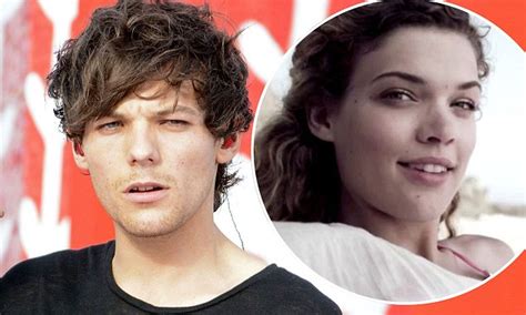 louis tomlinson denies girl he kissed appeared in one direction first video daily mail online