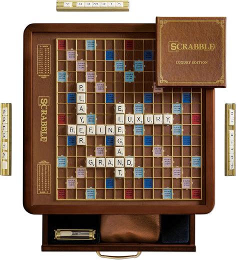 Scrabble De Luxe Edition Jeu De Société Amazonca Jeux Et Jouets