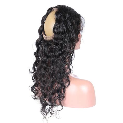 360 Lace Frontal Band Loose Wave Brazilian Virgin Hair Lace Frontals