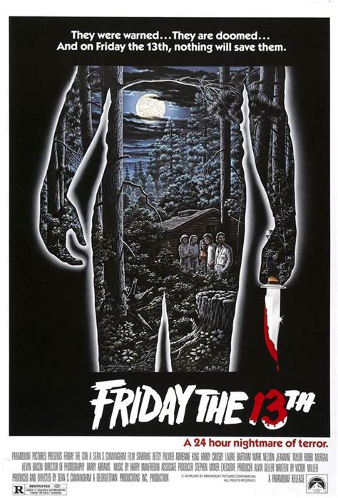 Friday The 13th 1980 Slasher Film Slasher Movies Classic Horror