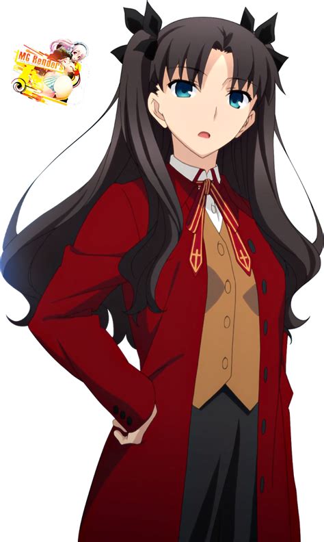 Fatestay Night Tohsaka Rin Render 12 Anime Png Image Without