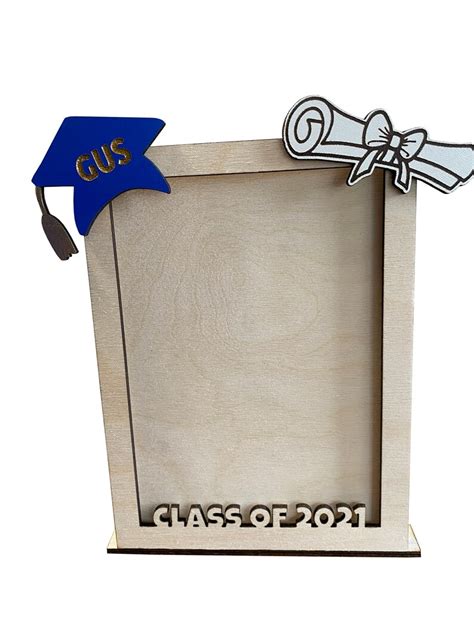 Personalized Graduation Wood Picture Frame Class Of 2023 Etsy Uk