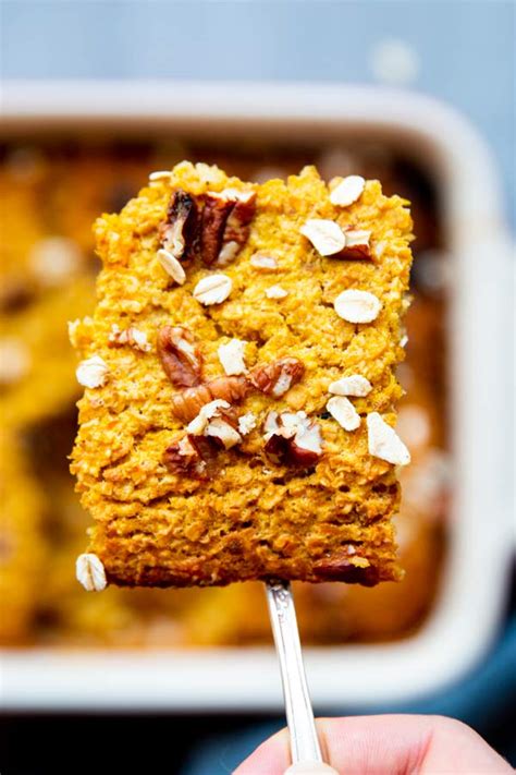Including ricotta in this dish makes the. Pumpkin Baked Oatmeal | THM E, Low Fat, Gluten Free