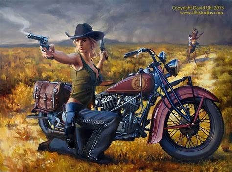Fuel For The Soul Outstanding Nostalgic Motorcycle Paintings Of