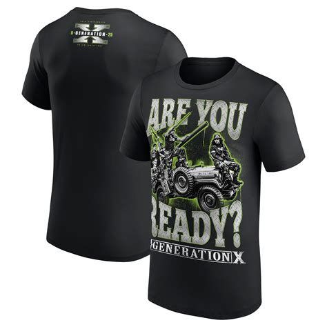 Wwe Dx Are You Ready 25th Anniversary T Shirt Mens