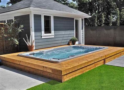 Backyard Design Ideas For Hot Tubs Fireplace Tubs Anchordeco Inspirasi Design