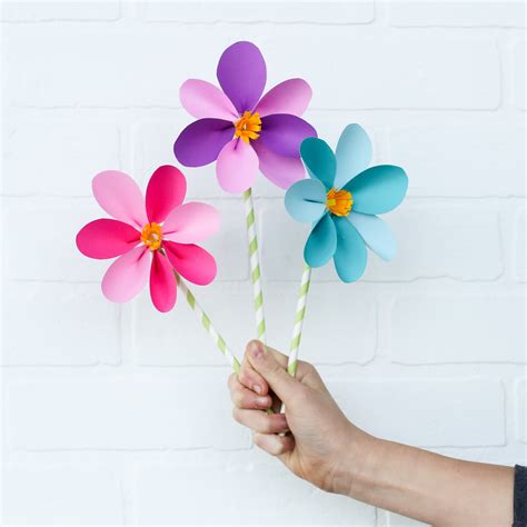 Simple Paper Flower Craft Easy Diy Paper Flower Flowers Making Tulip Step Crafts Origami Craft