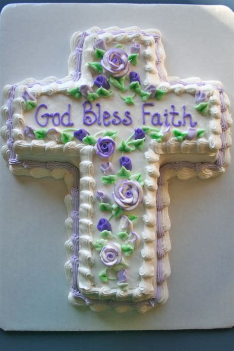 First Communion Cross Cake Robin Schantz Flickr
