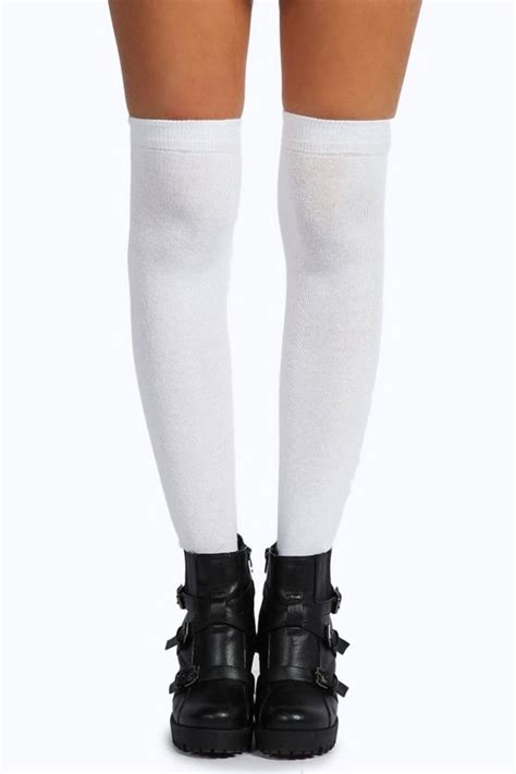 Khloe Knee High Socks Boohoo