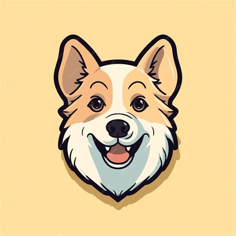 Premium Vector Cute Dog Logo Vector Sticker