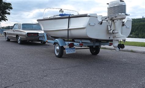 1964 Thunderbird With Classic 1964 Boat And Trailer
