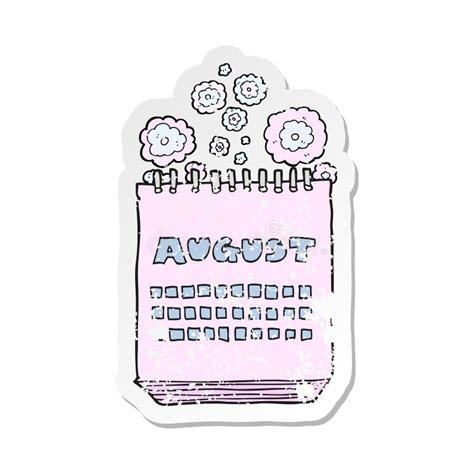 Quirky Calendar August Stock Illustrations 10 Quirky Calendar August