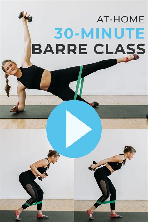 30 minute barre blend workout video nourish move love