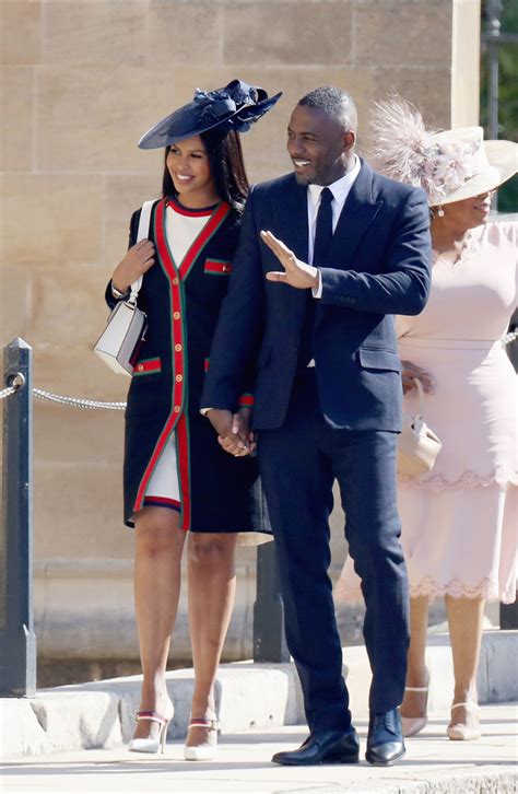 Sabrina Dhowre L And Idris Elba Attend The Wedding Of Prince Harry To