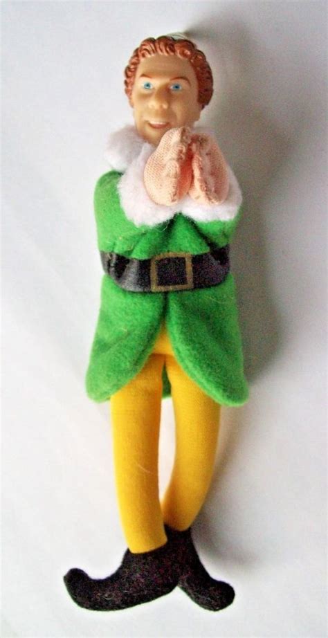 Will Ferrell Buddy Elf Toy Clip On Gripper Doll Plush Ornament 2004