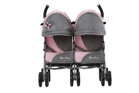 Our Luxurious Silver Cross Pop Twin Dolls Pushchair In Vintage Pink