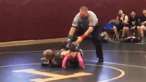little brother mistakes sister s wrestling match for fight youtube