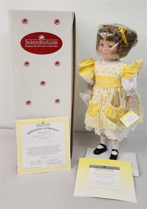 New Old Stock 1995 Ashton Drake Porcelain Doll Kh0001 Sunshine Lolipop