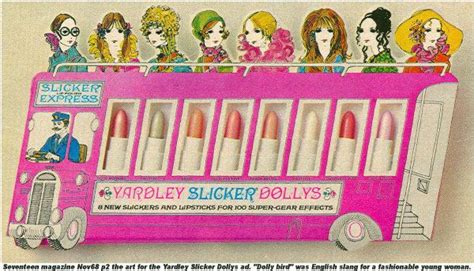 theswingingsixties ‘yardley slicker dollys lipstick collection does yardley still have makeup