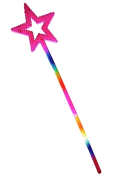 Download Rainbow Star Magic Wand Transparent Png Stickpng