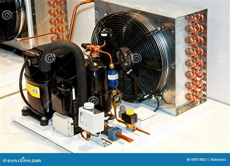 Industrial Cooling Stock Photo Image Of Unit Temp Compressor 6901802