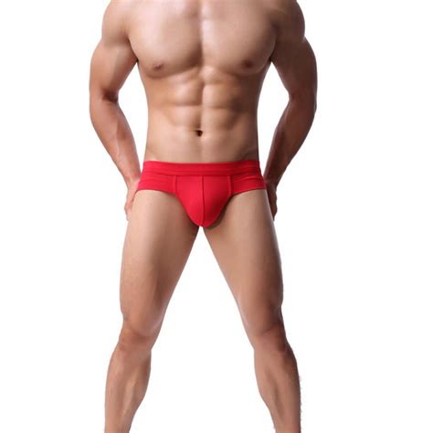 men s underwear modal microfiber briefs no fly covered waistband silky touch underpants