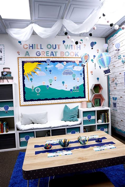 Calm & Cool classroom | Kindergarten classroom decor, Classroom decor, Primary school classroom