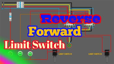 Rangkaian Reverse Forward Dengan Limit Switch Youtube