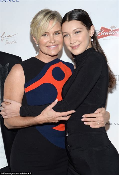 gigi hadid and sister bella support mom yolanda foster at global lyme alliance gala daily mail