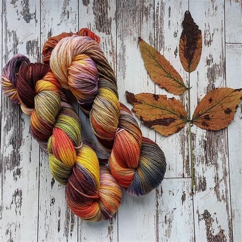 Knitmeyarns Lovely Autumn Colors 🍂 Hand Dyed Yarn Inspiration Yarn